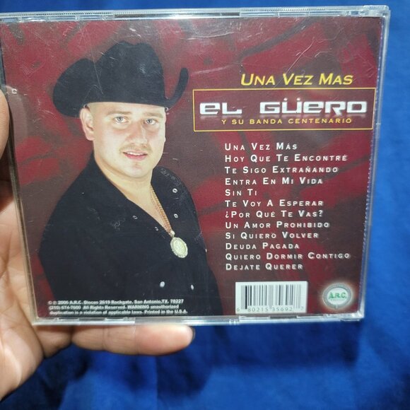 El Guero Y Su Banda Centenario Una Vez Mas (CD) - Picture 2 of 4